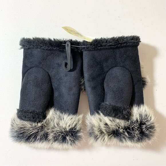 NWT Fjallprodukter AB Fingerless Faux Fur Adjustable Gloves - Picture 3 of 9